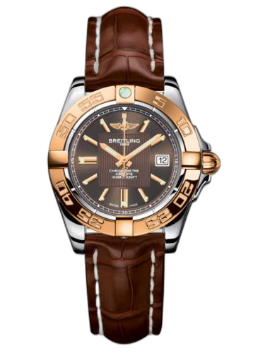 [C71356L2.Q581.778P] Galactic 32 Stainless Steel / Rose Gold / Solar Bronze / Croco