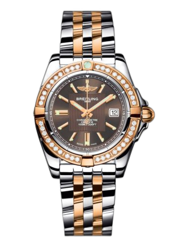 [C71356LA.Q581.367C] Galactic 32 Stainless Steel / Rose Gold / Diamond / Solar Bronze / Bracelet