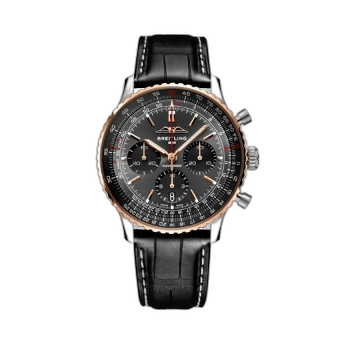 [UB01384A1B1P1] Navitimer B01 Chronograph 43 Stainless Steel - Red Gold / USA