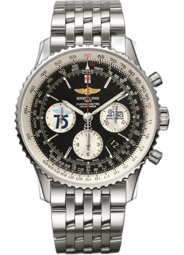 [AB01208U/BE28/447A] Navitimer 01 43 Stainless Steel / Battle of Britain / Bracelet