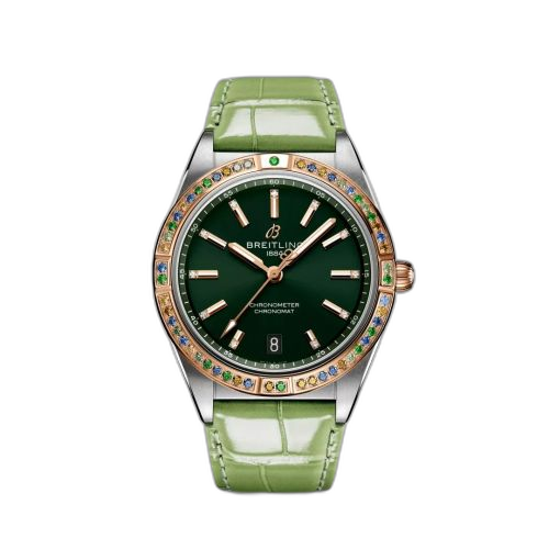 [U10380611L1P1] Chronomat Automatic 36 Stainless Steel - Red Gold / South Sea