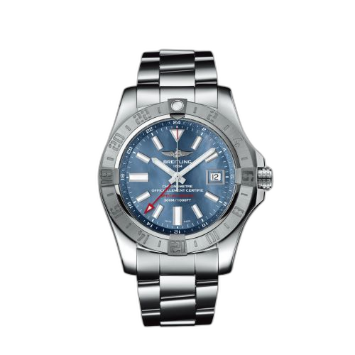 [A3239011/C930/170A (aka: A329CMPPSS)] Avenger II GMT Stainless Steel / Blue MOP / Japan Special Edition