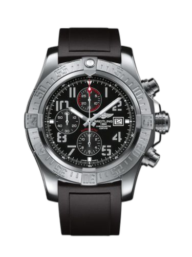 [A1337111/BC28/135S/A20S.1] Super Avenger II Stainless Steel / Volcano Black / Rubber / Pin