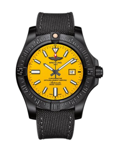 [V173104T.I524.100W] Avenger Blackbird 48 Black Titanium / Cobra Yellow / Military / Boutique Editions