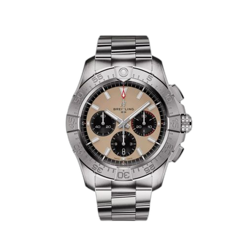 [AB0147101A1A1] Avenger B01 Chronograph 44 Stainless Steel / Sand / Bracelet