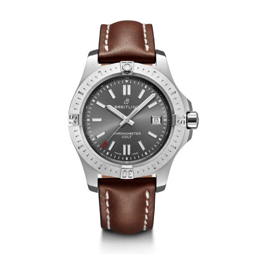 [A17313101F1X3] Chronomat Colt 41 Automatic Tempest Grey / Calf / Folding