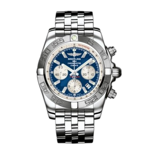 [AB011011/C788/375A] Chronomat 44 Stainless Steel / Blue / Bracelet