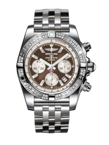 [AB0110AA.Q575.375A] Chronomat 44 Stainless Steel / Diamond / Metallica Brown / Bracelet