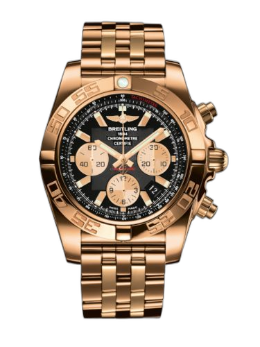 [HB011012.B968.375H] Chronomat 44 Rose Gold / Onyx Black / Bracelet