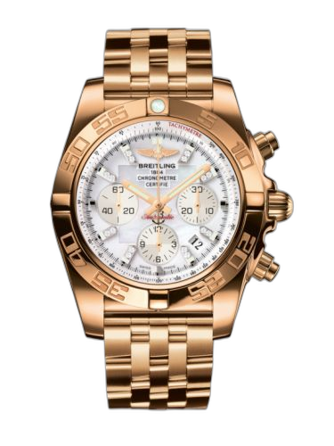 [HB011012.A698.375H] Chronomat 44 Rose Gold / Pearl Diamond / Bracelet