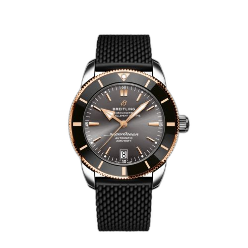 [UB20102A1B1S1] Superocean Heritage II B20 Automatic 42 Stainless Steel / Red Gold / Antracite / Switzerland