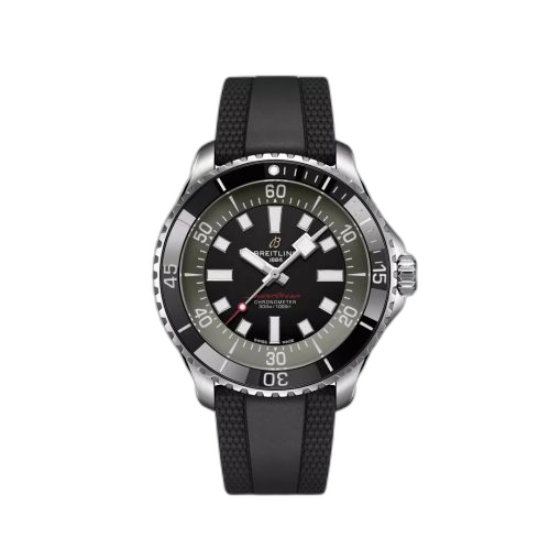 [A173765A1B1S1] SuperOcean Automatic 44 Stainless Steel / Black / UK