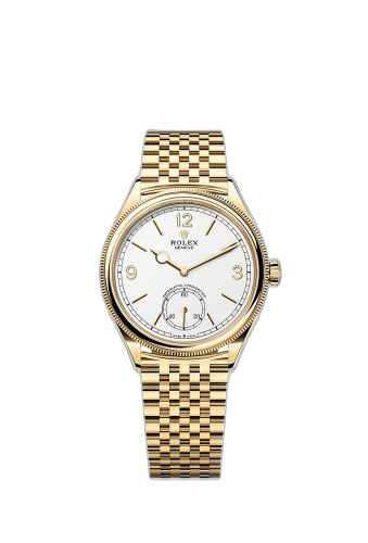 [52508-0008] Perpetual 1908 39 Yellow Gold / White / Bracelet