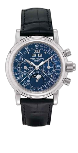 [5004P_Blue_Roman] Perpetual Calendar Split Seconds Chronograph 5004P Blue