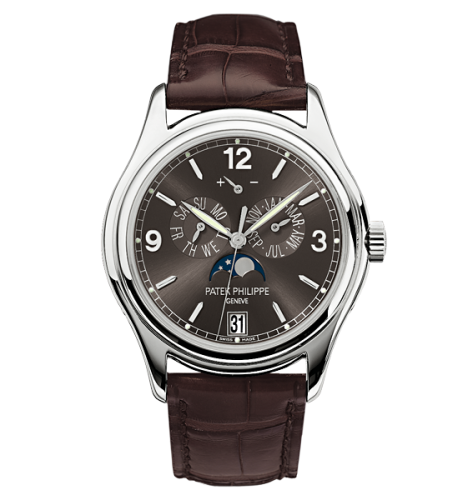 [5146G-010] Annual Calendar 5146 White Gold / Grey