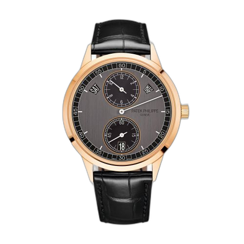 [5235/50R-001] Annual Calendar Regulator 5235 Rose Gold / Graphite