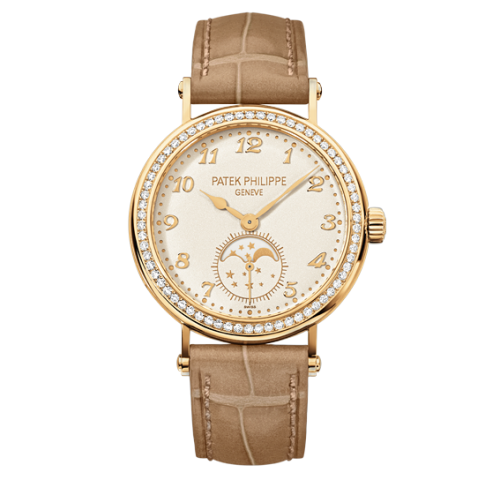 [7121J-001] Moonphase 7121 Yellow Gold / Cream