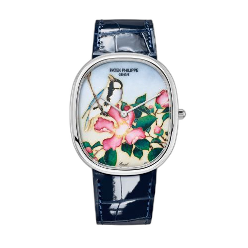 [5738/50G-001] Golden Ellipse 5738 White Gold / Japanese Prints