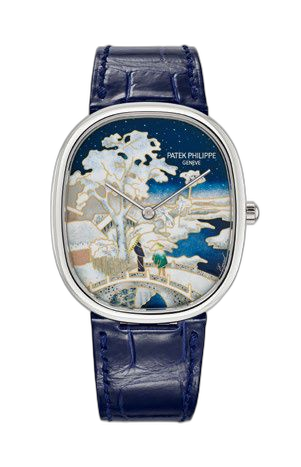 [5738/50G-025] Golden Ellipse 5738 Snow-Covered Landscape