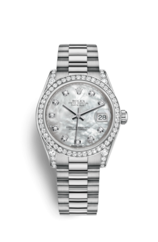 [178159-0001] Datejust 31 White Gold Diamond / President / MOP