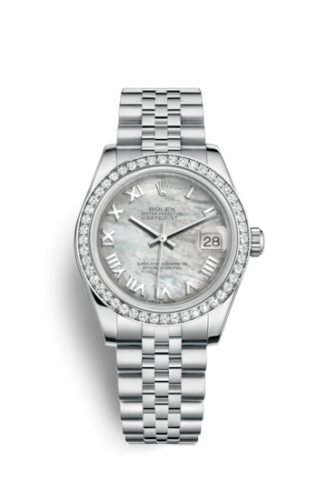 [178384-0012] Datejust 31 Stainless Steel Diamond / Jubilee / MOP - Roman