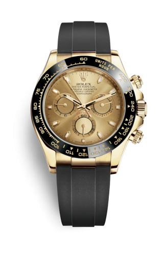[116518LN-0034] Cosmograph Daytona Yellow Gold / Cerachrom / Champagne / Oysterflex