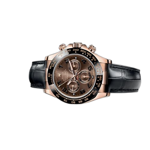 [116515LN-0004] Cosmograph Daytona Everose / Cerachrom / Chocolate / Strap