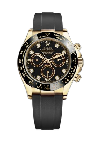 [116518LN-0046] Cosmograph Daytona Yellow Gold / Cerachrom / Black-Diamond / Oysterflex