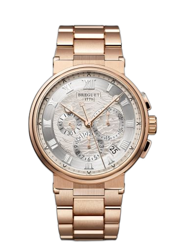 [5527BR/12/RW0] Marine Chronograph 5527 Rose Gold / Silver / Bracelet
