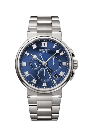 [5527TI/Y1/TW0] Marine Chronograph 5527 Titanium / Blue / Bracelet
