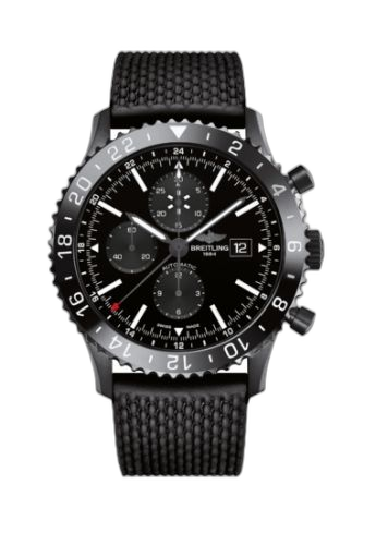 [M2431013/BF02/267S] Chronoliner Blacksteel / Black / Rubber