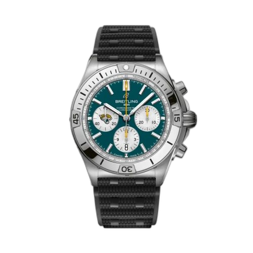 [AB01342B1L3S1] Chronomat B01 42 NFL Jacksonville Jaguars