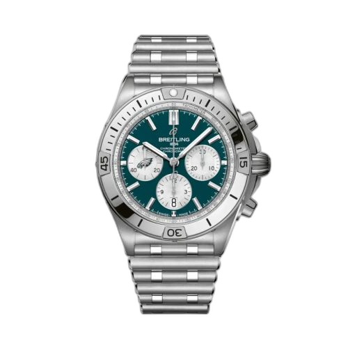 [AB01342B1L4A1] Chronomat B01 42 NFL Philadelphia Eagles