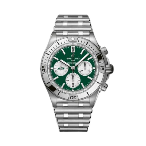 [AB01342B1L5A1] Chronomat B01 42 NFL New York Jets
