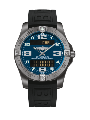 [E7936310/C869/152S/A20SS.1] Aerospace Evo Titanium / Blue / Rubber / Pin