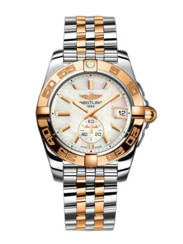 [C37330121A1C1 (aka: C3733012/A724/376C)] Galactic 36 Automatic Stainless Steel / Rose Gold / Pearl / Bracelet