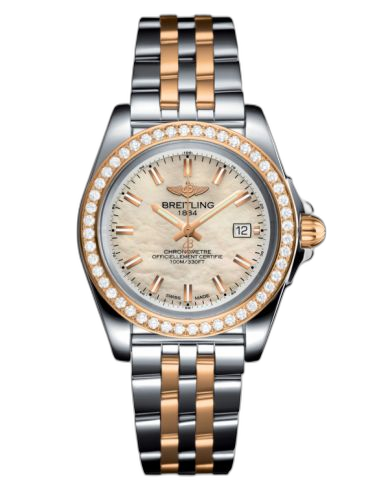 [C71330531A1C1 (aka: C7133053/A802/792C)] Galactic 32 Sleek Edition Stainless Steel / Rose Gold / Diamond / Pearl / Bracelet