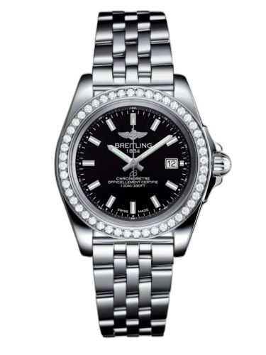 [A7133053/BF62/792A] Galactic 32 Sleek Edition Stainless Steel / Diamond / Trophy Black / Bracelet