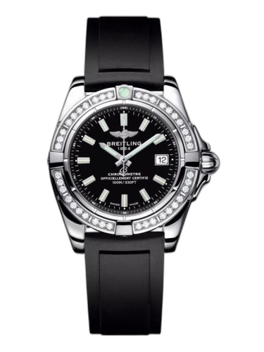 [A71356LA.BE76.133S] Galactic 32 Stainless Steel / Diamond / Onyx Black / Rubber