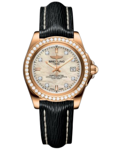 [H7133053.A803.208X] Galactic 32 Sleek Edition Rose Gold / Diamond / Pearl Diamond / Sahara