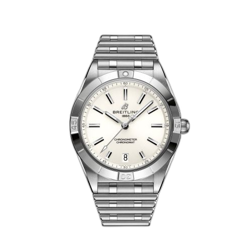 [A10380101A3A1] Chronomat Automatic 36 Stainless Steel / White / Rouleaux