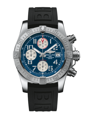 [A1338111/C870/153S/A20D.2] Avenger II Stainless Steel / Mariner Blue / Rubber / Folding