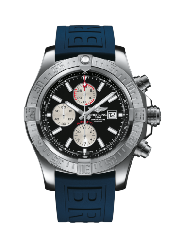 [A1337111/BC29/159S/A20S.1] Super Avenger II Stainless Steel / Volcano Black / Rubber / Pin