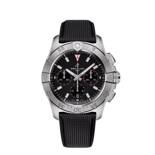 [AB0146101B1X1] Avenger B01 Chronograph 42 Stainless Steel / Black / Strap