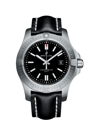 [A17388101B1X1 (aka: A1738810-BG81/435X/A20BASA.1)] Chronomat Colt 44 Automatic Black / Calf / Pin