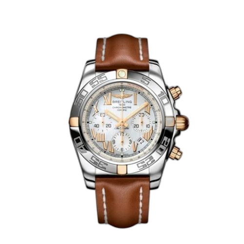 [IB011012/G693] Chronomat 44 Stainless Steel / Rose Gold / MOP - Roman