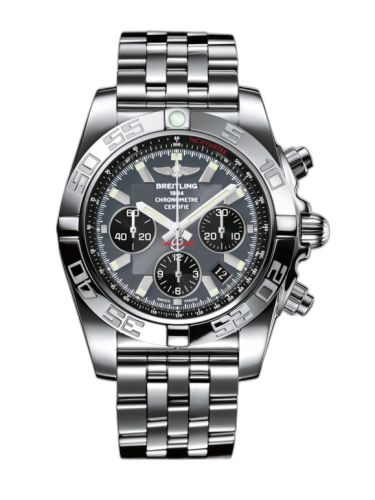 [AB011012.F546.375A] Chronomat 44 Stainless Steel / Blackeye Grey / Bracelet