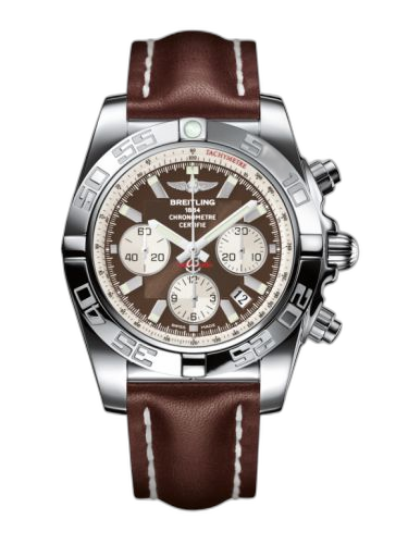 [AB011012.Q575.437X] Chronomat 44 Stainless Steel / Metallica Brown / Calf