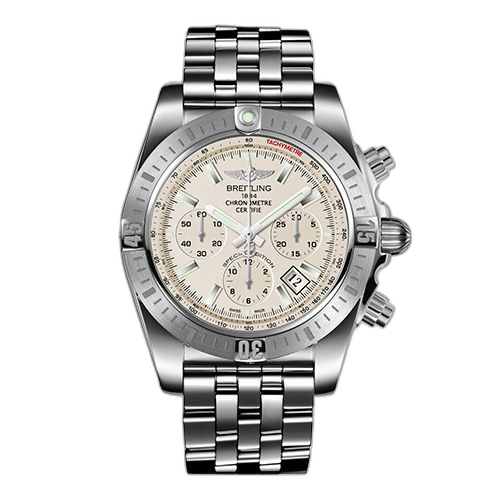 [AB011511/G829/388A (aka: A001G-1PA, A001G1PA)] Chronomat 44 Stainless Steel / White / Japan