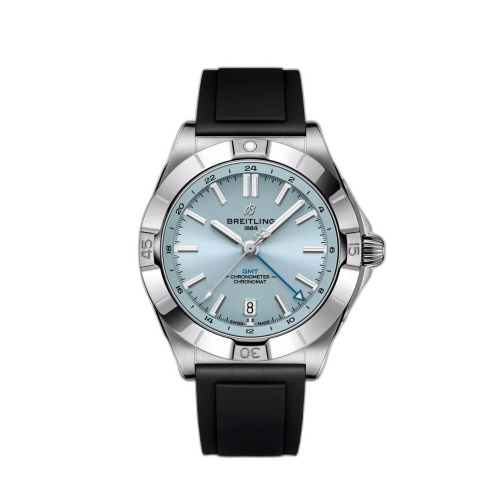 [P32398101C1S1] Chronomat 40 GMT Stainless Steel / Ice Blue